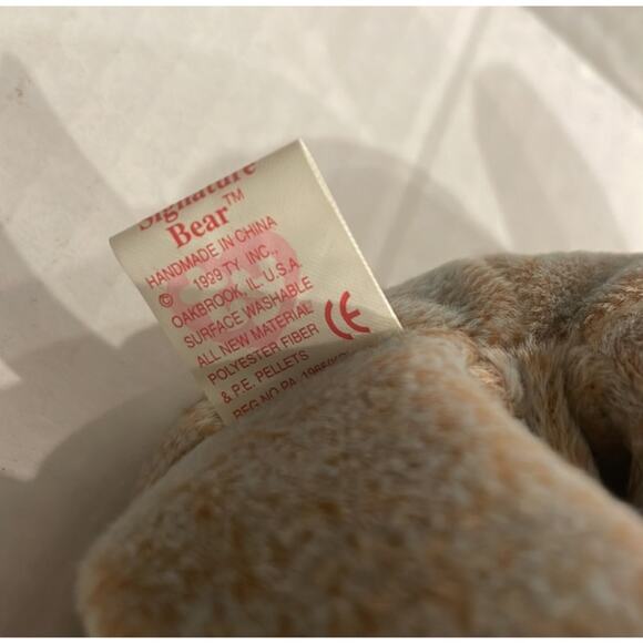 TY Beanie Baby 1999 Signature Bear - Picture 6 of 6